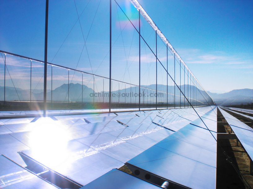 Flat Tower/ Linear Fresnel Solar Mirrors